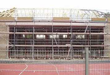 Turnhalle im Umbau